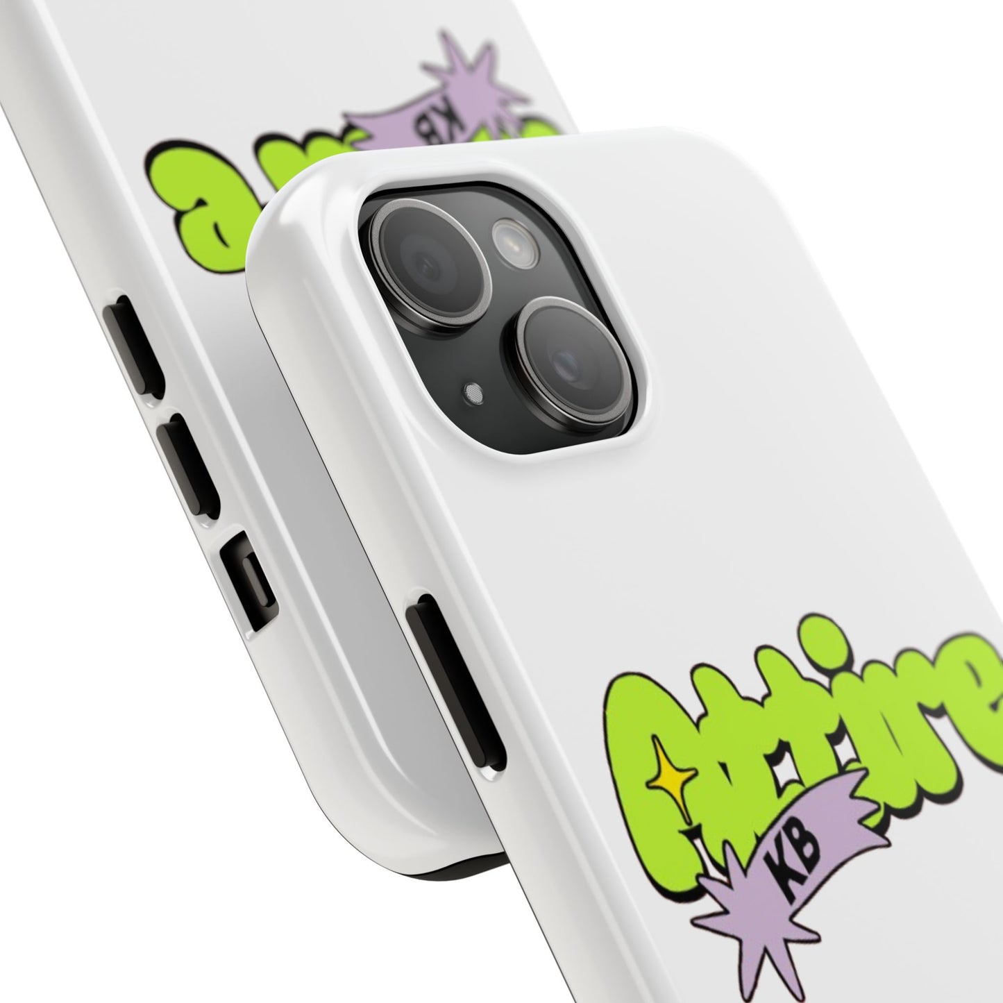 KB Attire Cartoon Phone Case (White)