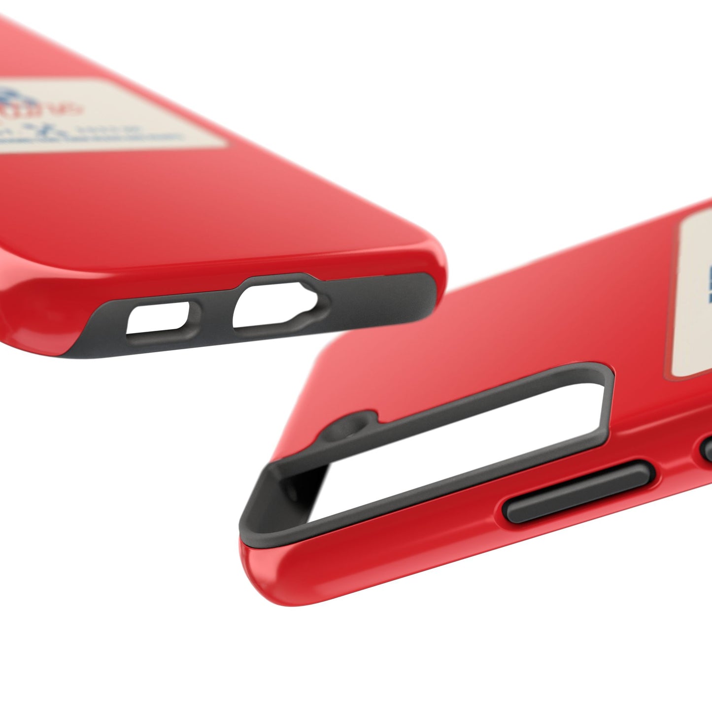 KB Attire 'The Patch' Phone Case (Red)