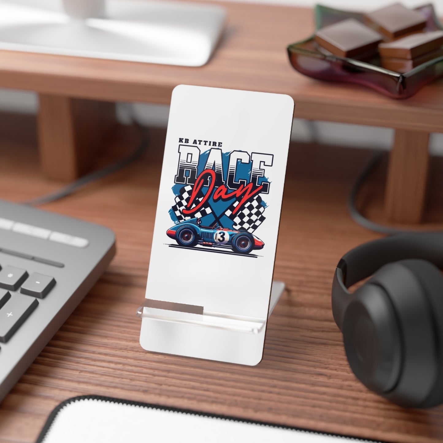 KB Attire Race Day Mobile Display Stand for Smartphones