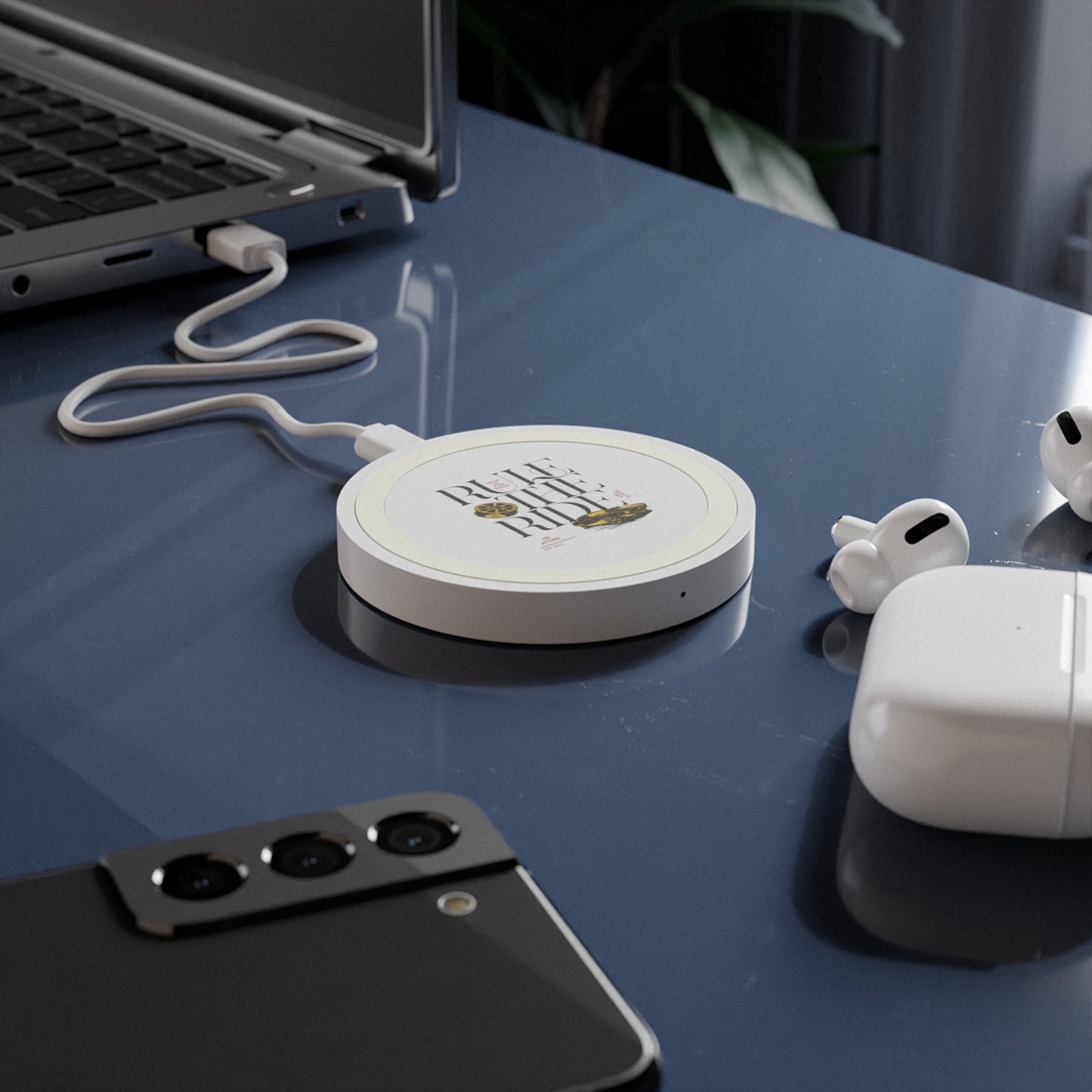 KB Attire "Rule The Ride" Wireless Charging Pad