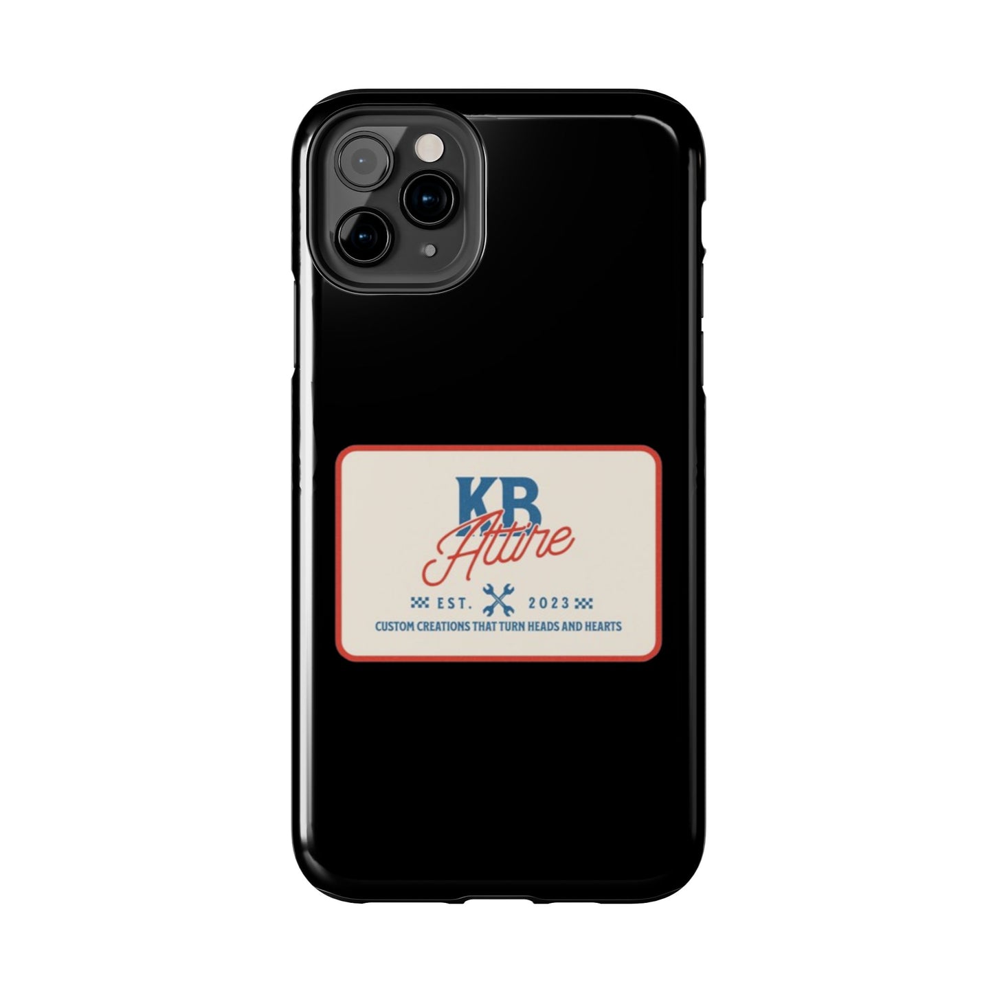 KB Attire 'The Patch' Phone Case (Black)