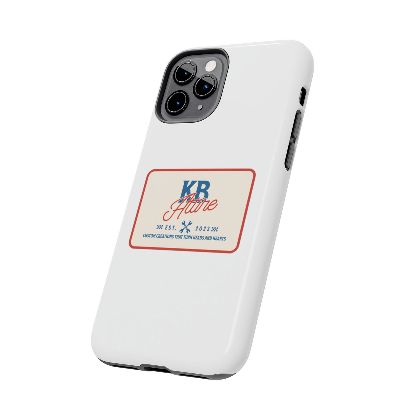 KB Attire 'The Patch' Phone Case (White)