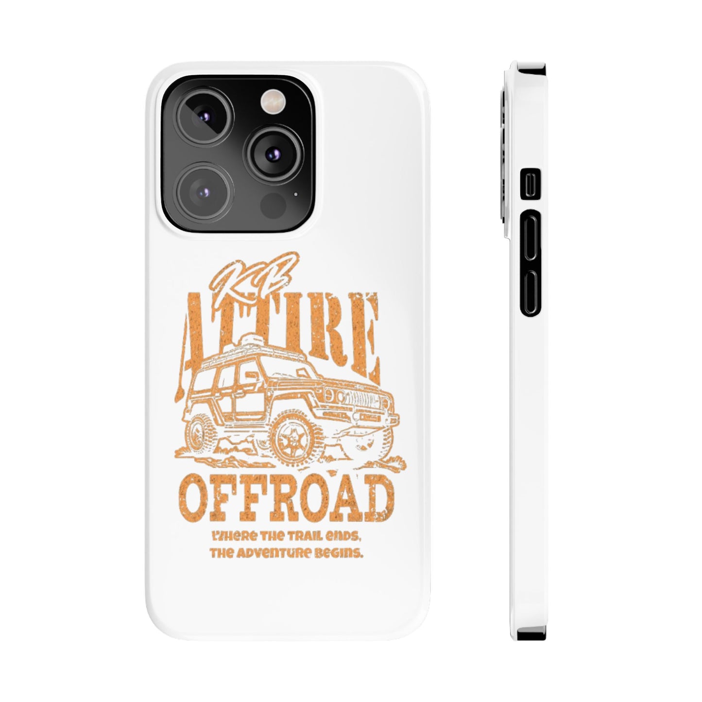 KB Attire Offroad Adventure IPhone Case (White)