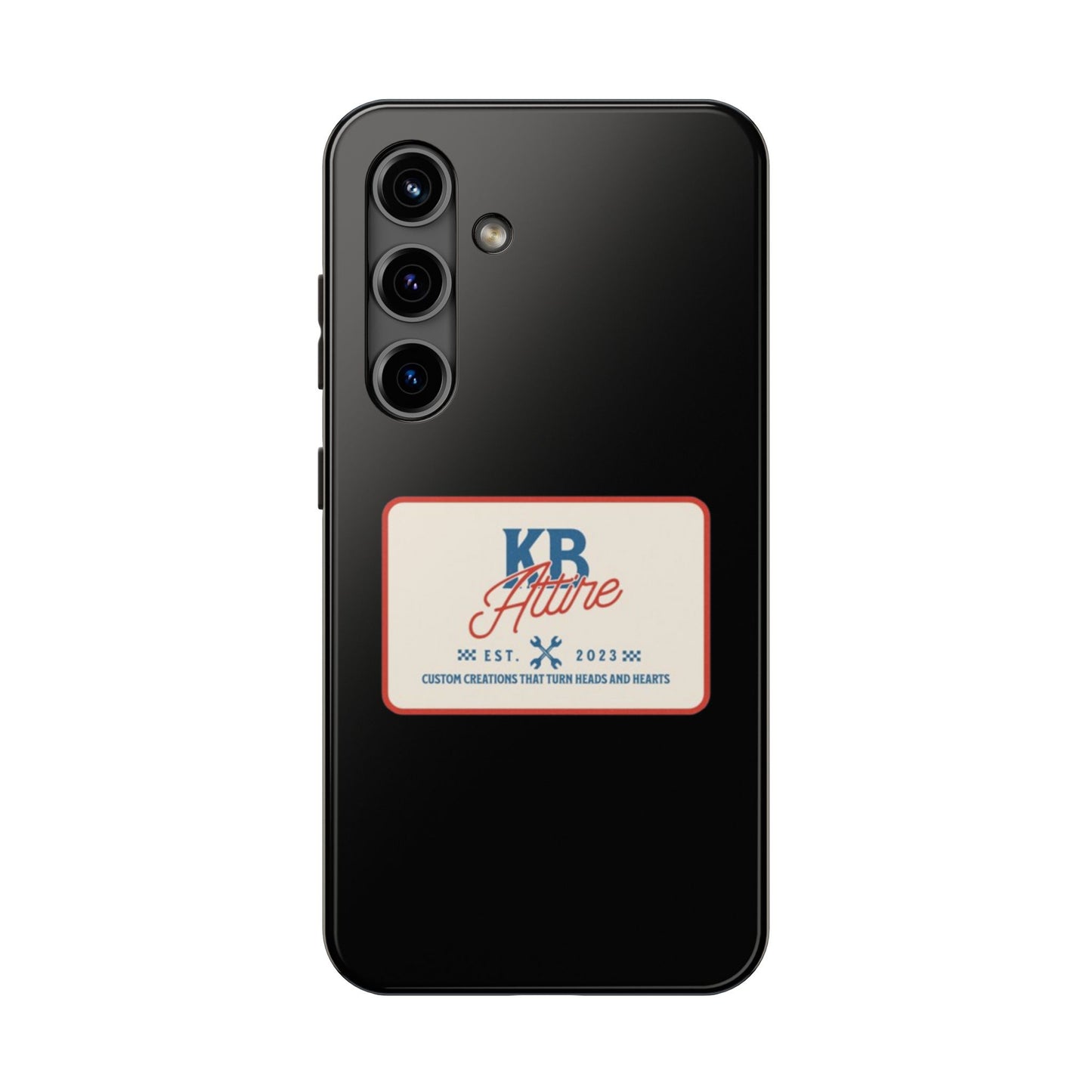 KB Attire 'The Patch' Phone Case (Black)