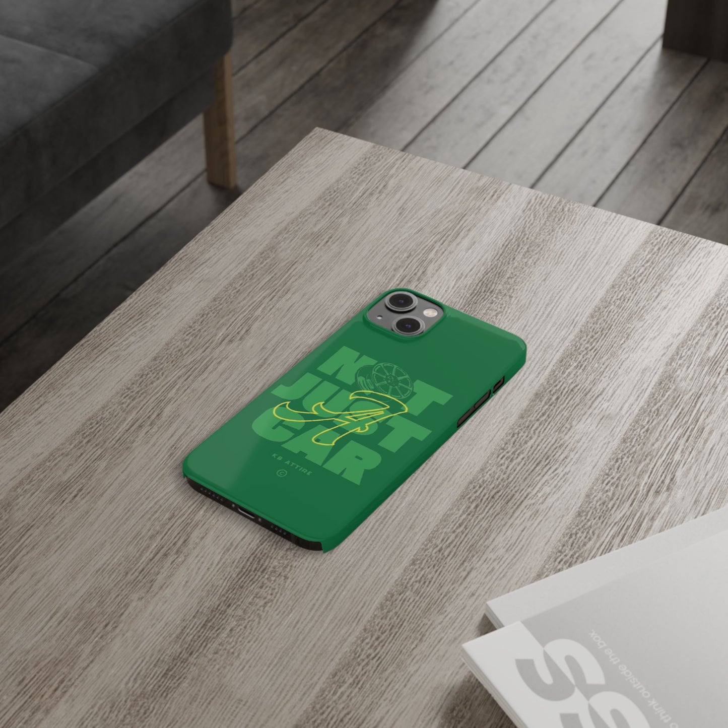 Not Just A Car Slim IPhone Cases (Green)