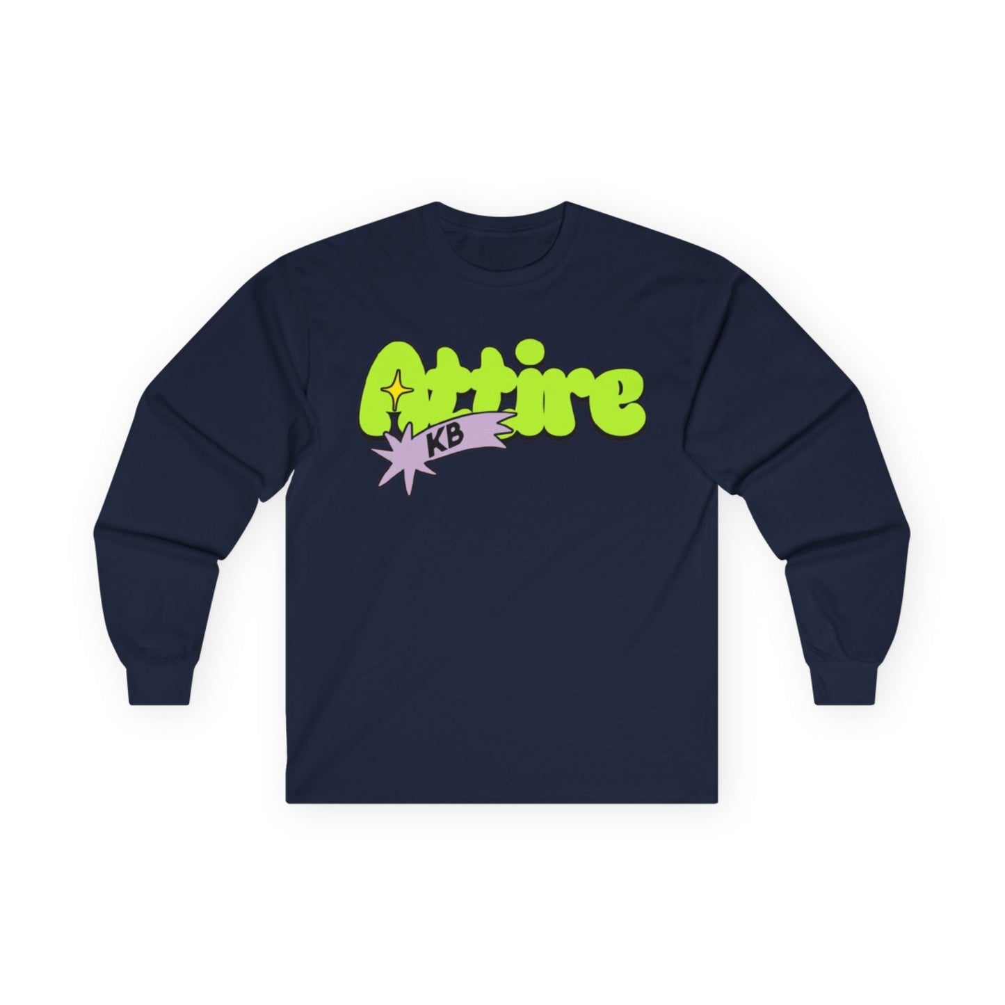 KB Attire Cartoon Graphic Long Sleeve Tee