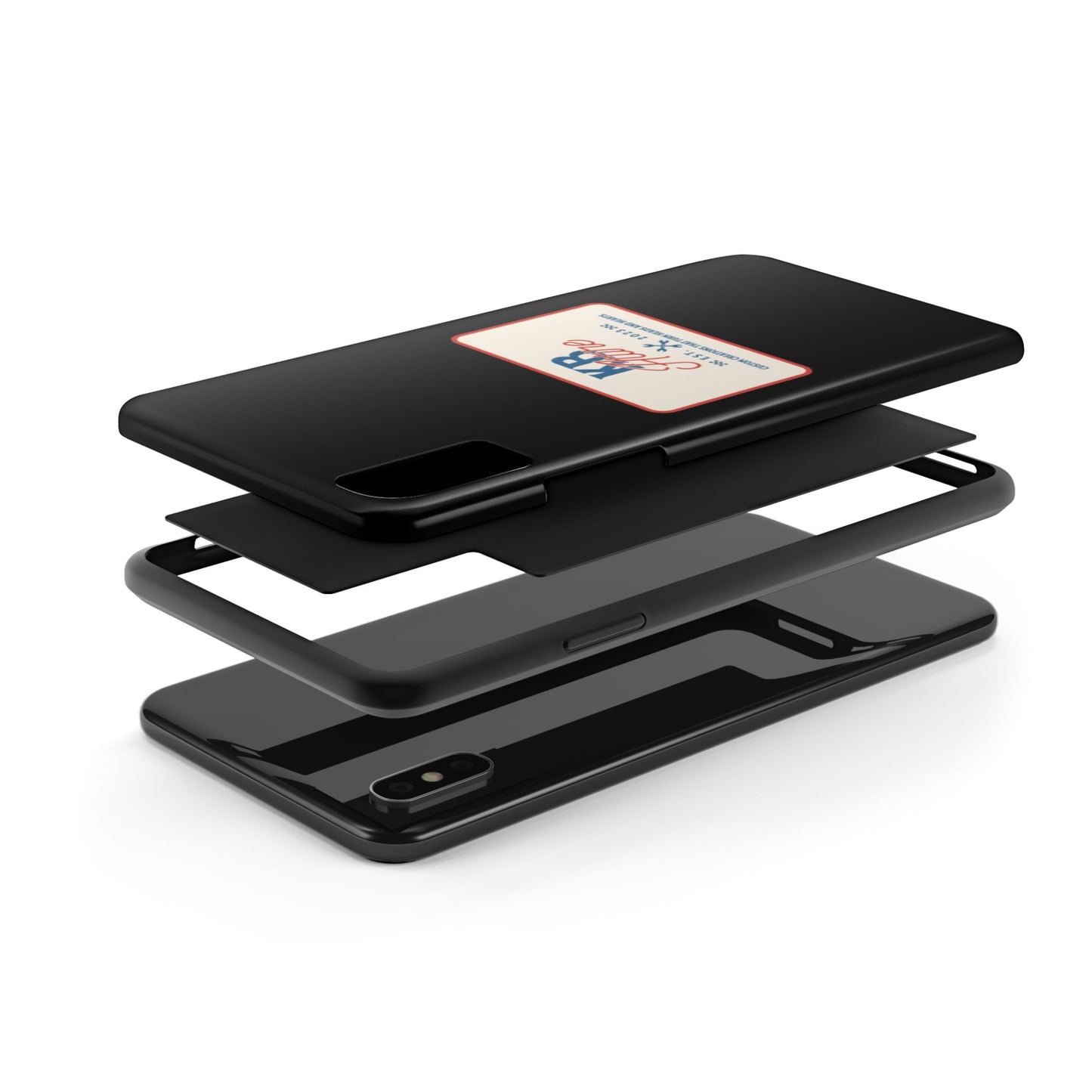 KB Attire 'The Patch' Phone Case (Black)