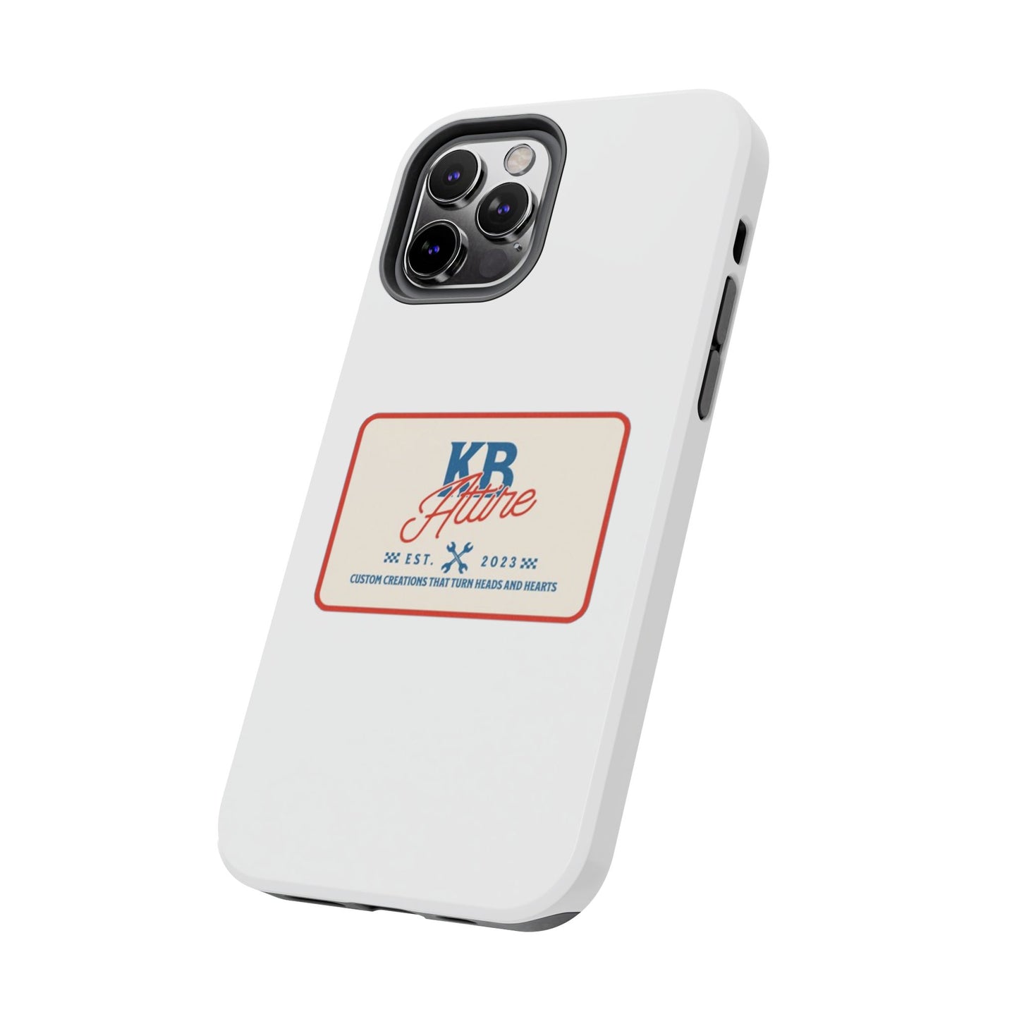 KB Attire 'The Patch' Phone Case (White)