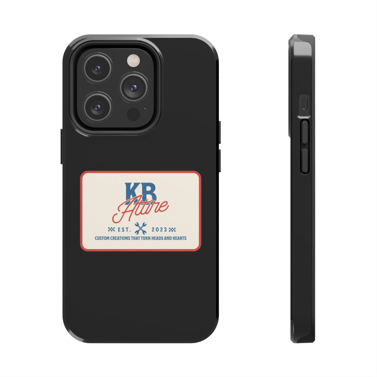 KB Attire 'The Patch' Phone Case (Black)