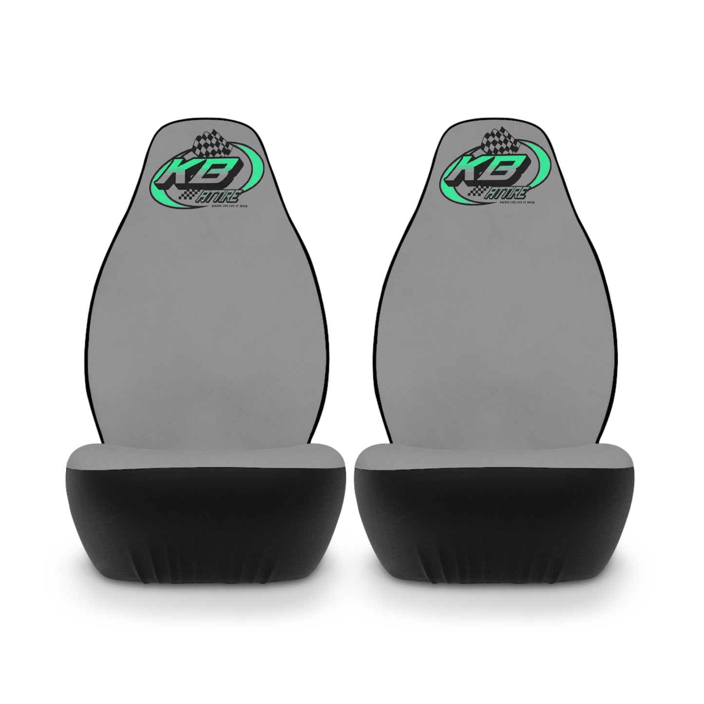 KB Attire "Racer Rush" Polyester Car Seat Covers