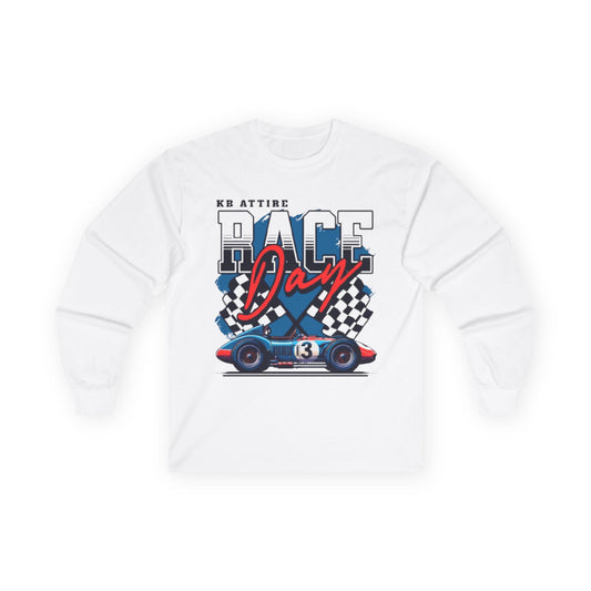 Men's 'Race Day' Long Sleeve Tee