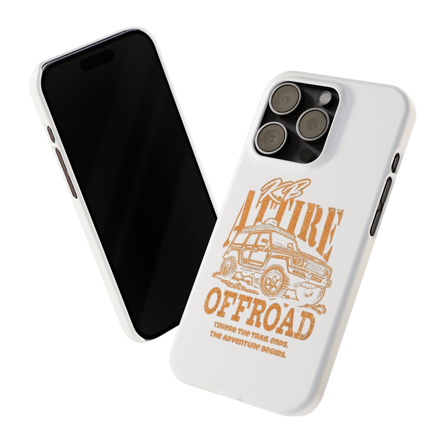 KB Attire Offroad Adventure IPhone Case (White)