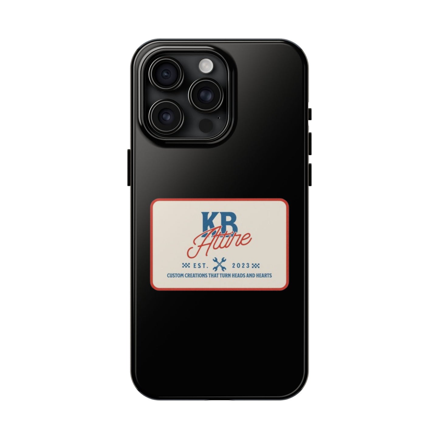 KB Attire 'The Patch' Phone Case (Black)