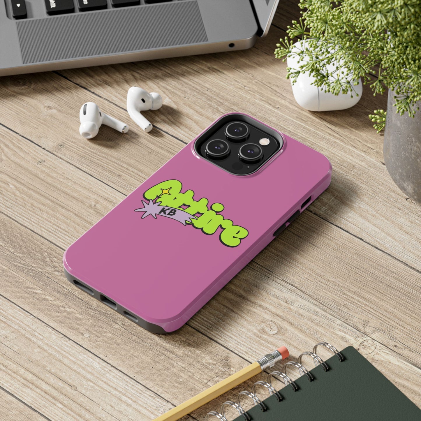 KB Attire Cartoon Phone Case (Pink)