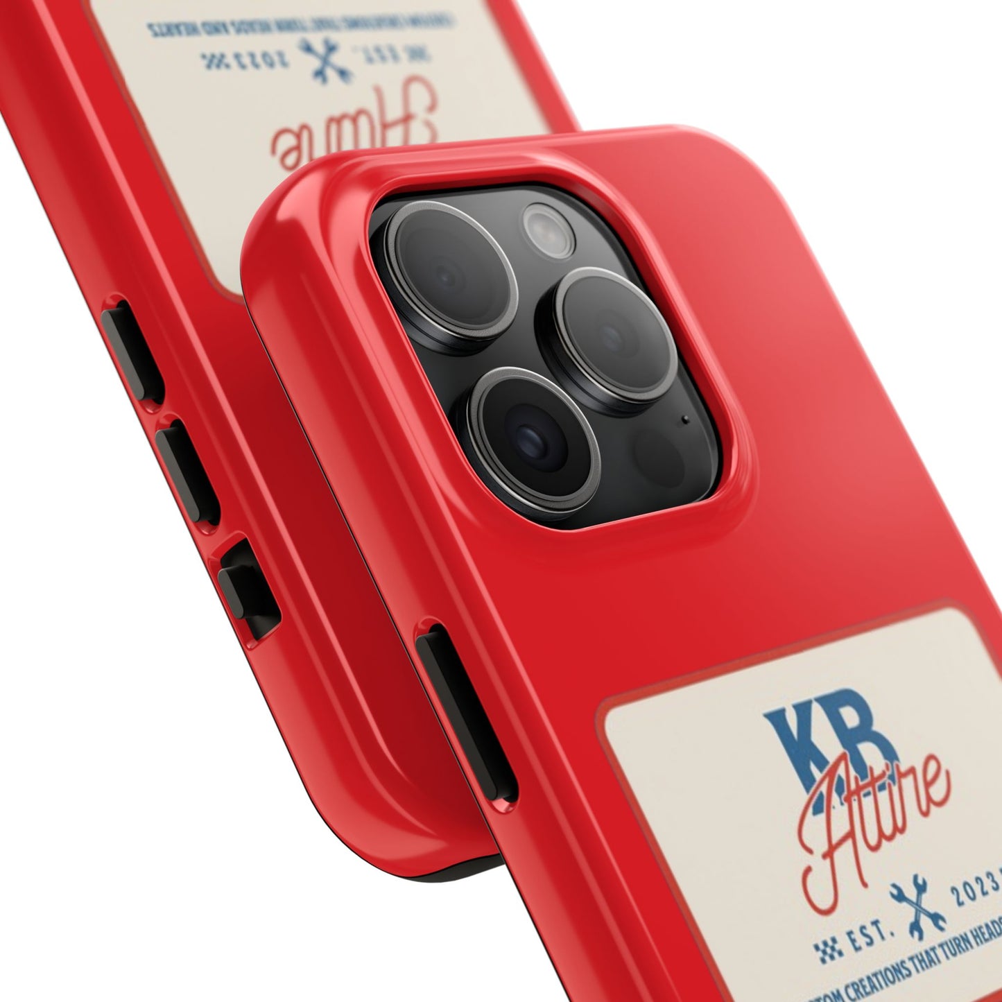KB Attire 'The Patch' Phone Case (Red)
