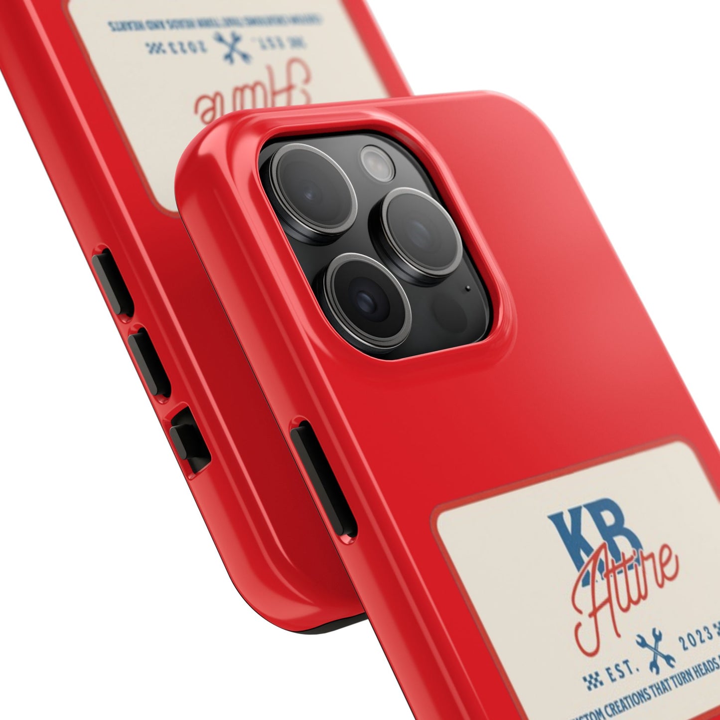KB Attire 'The Patch' Phone Case (Red)
