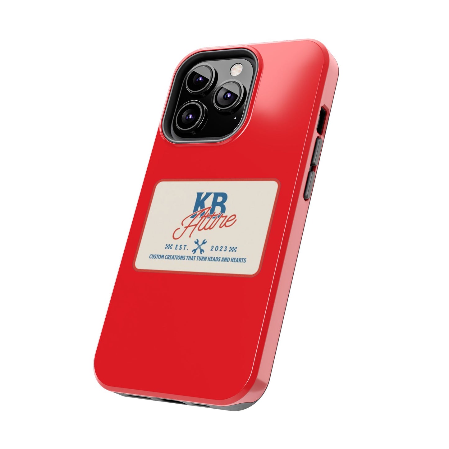KB Attire 'The Patch' Phone Case (Red)