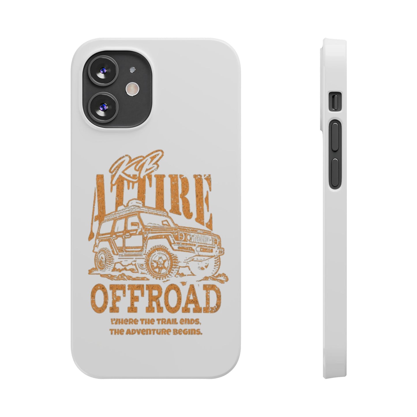 KB Attire Offroad Adventure IPhone Case (White)