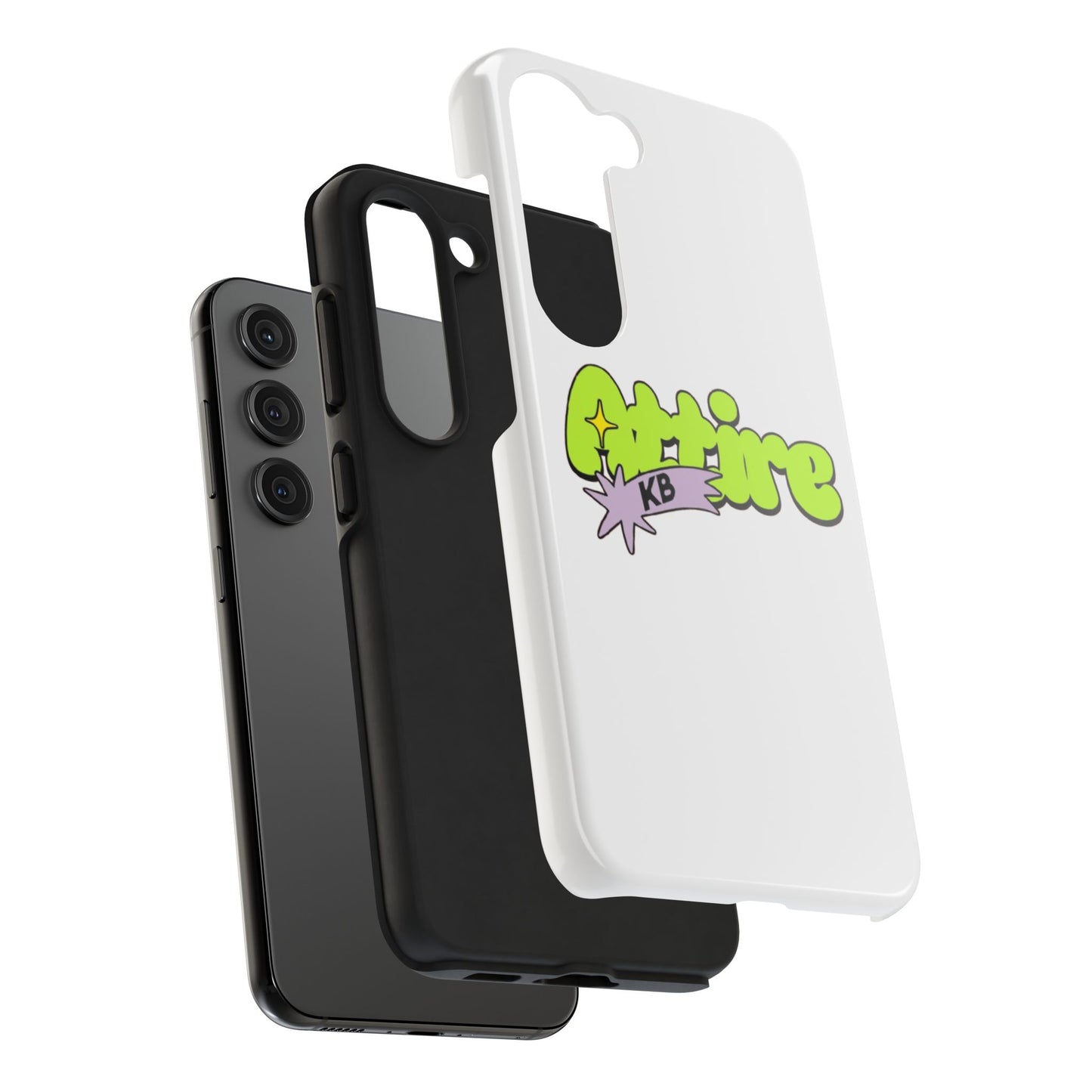 KB Attire Cartoon Phone Case (White)