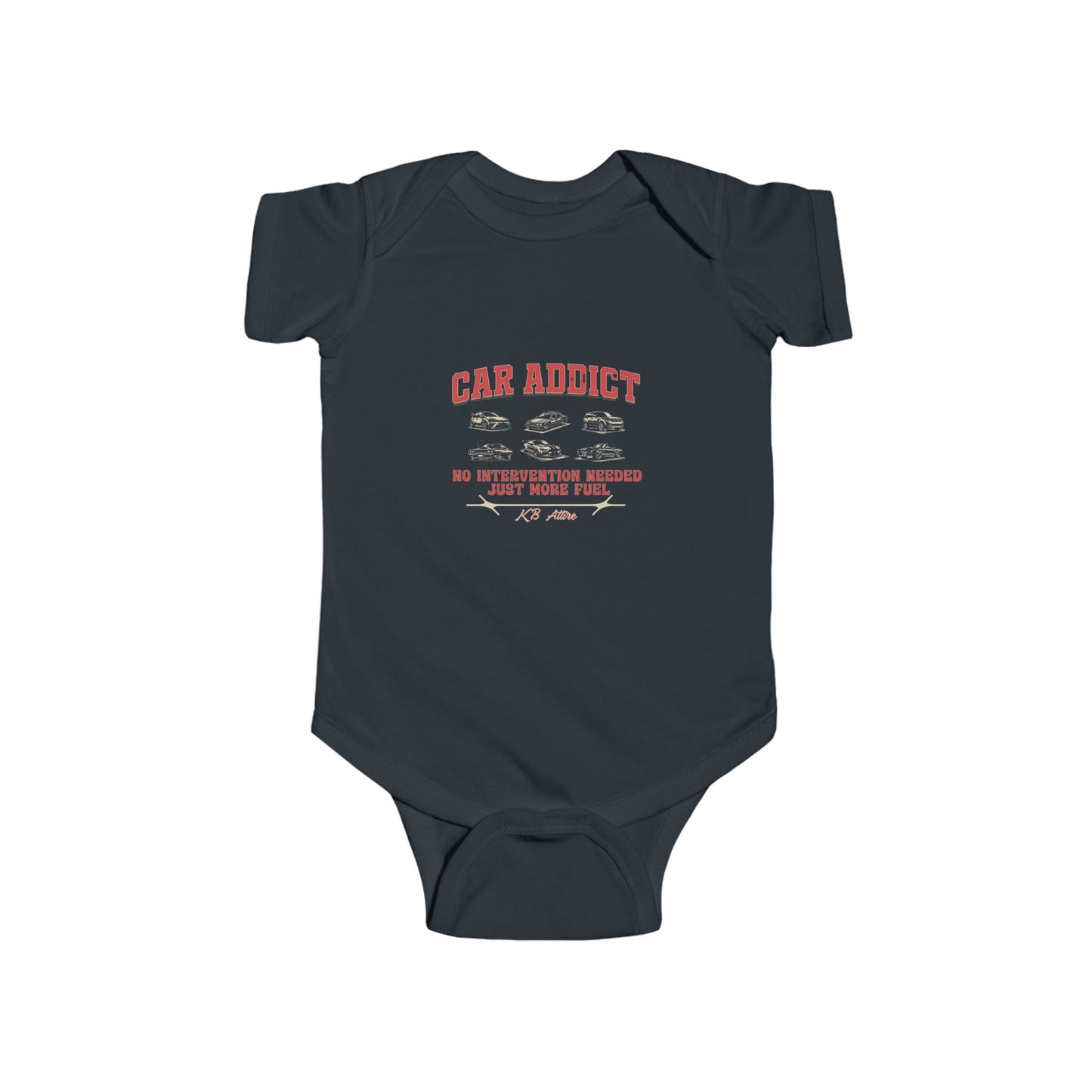 KB Attire Car Addict Infant Bodysuit