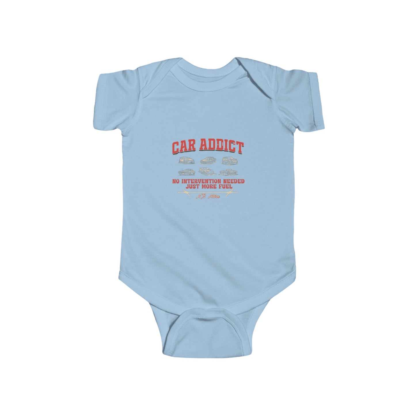 KB Attire Car Addict Infant Bodysuit