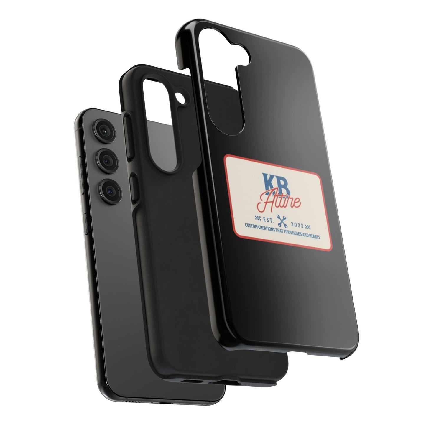 KB Attire 'The Patch' Phone Case (Black)