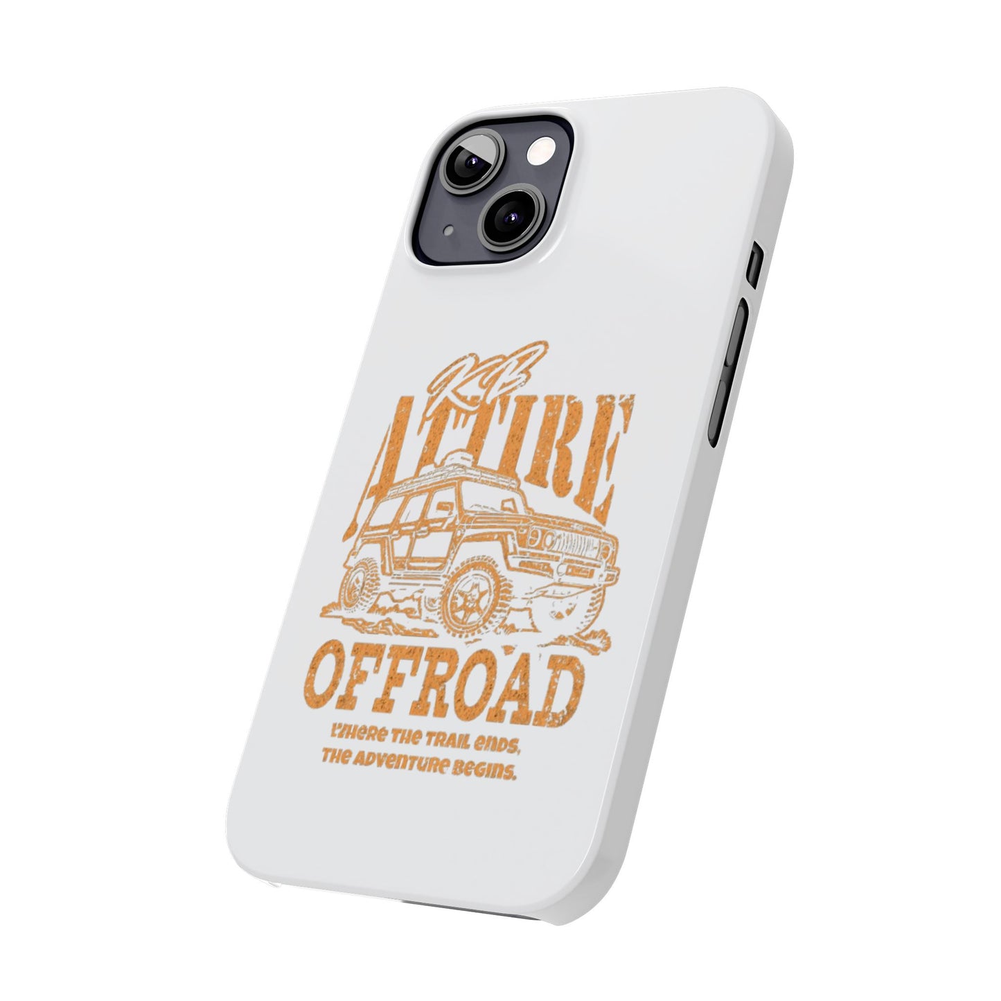 KB Attire Offroad Adventure IPhone Case (White)